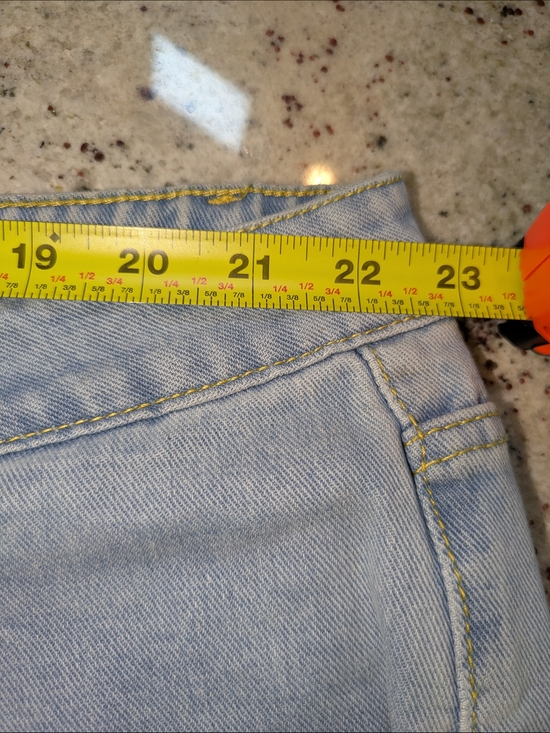 Manfinity 3XL Embroidered Floral Jeans Light Wash Wide Leg Cottagecore Plus Size - Picture 5 of 9